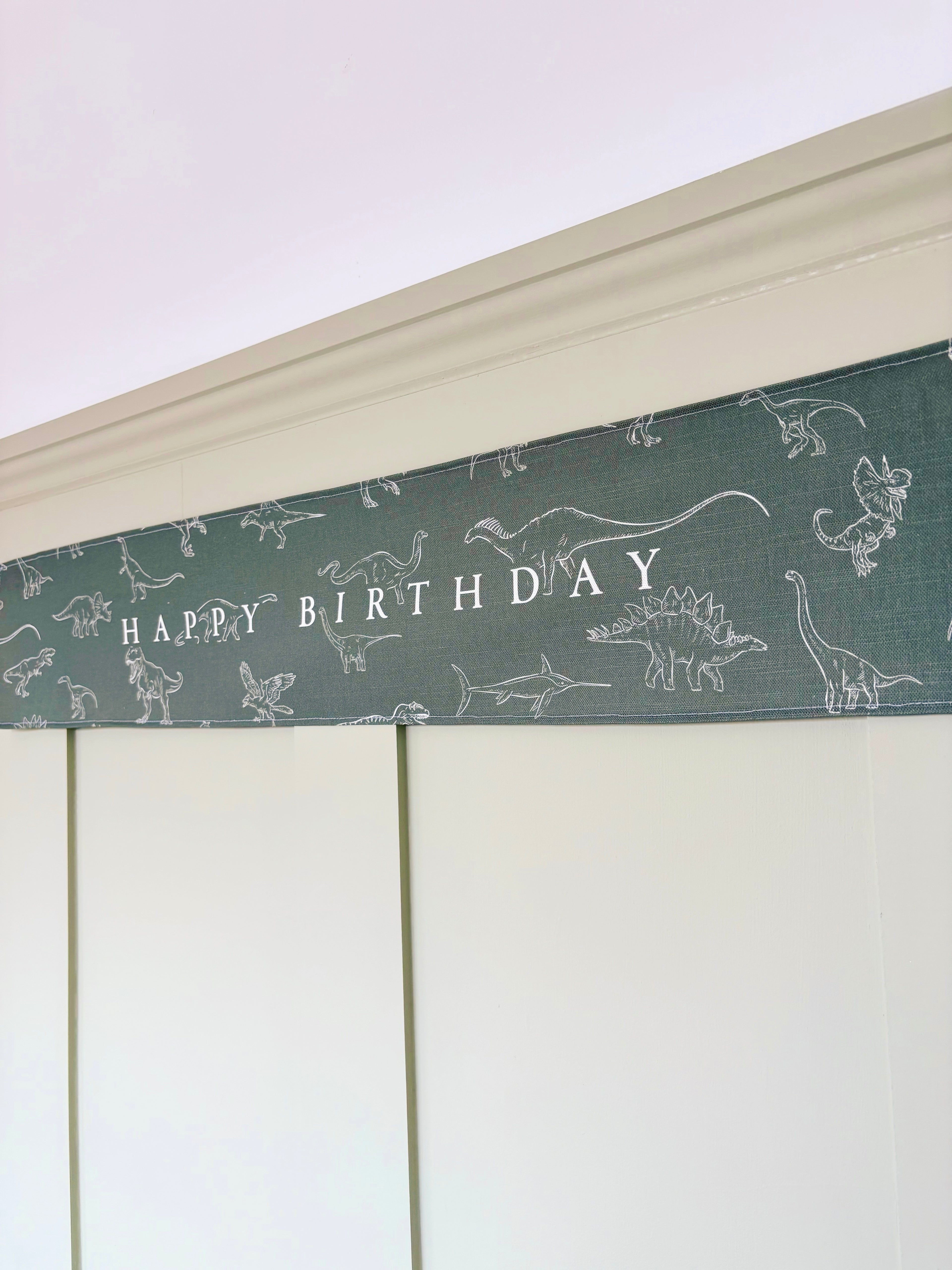 Dinosaur Banner - Optional Personalisation