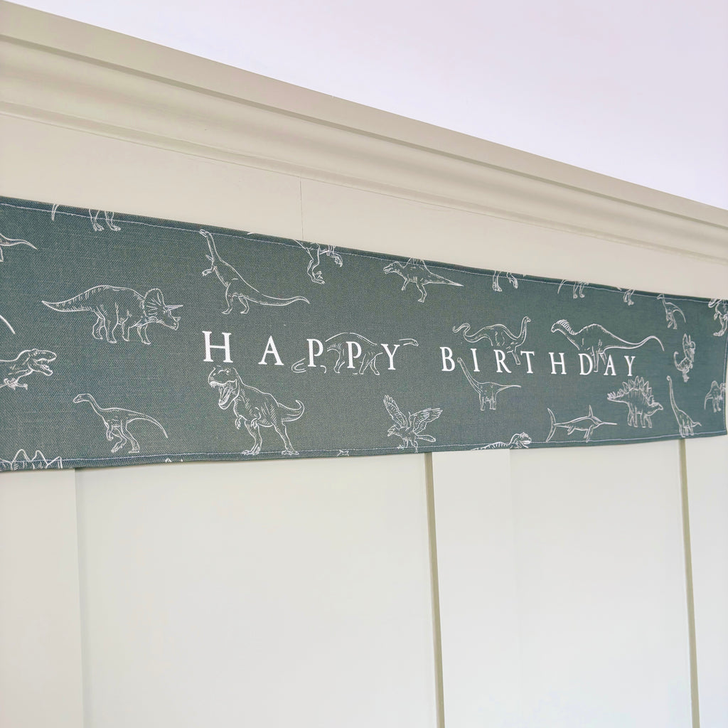 Dinosaur Banner - Optional Personalisation